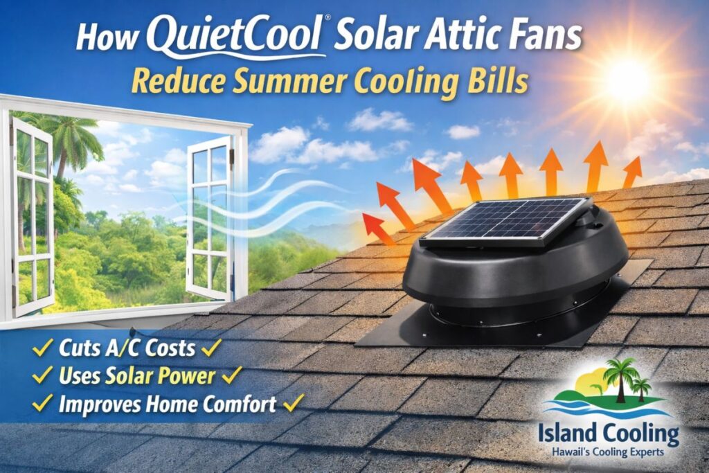 QuietCool Solar Attic Fans Reduce Cooling Costs