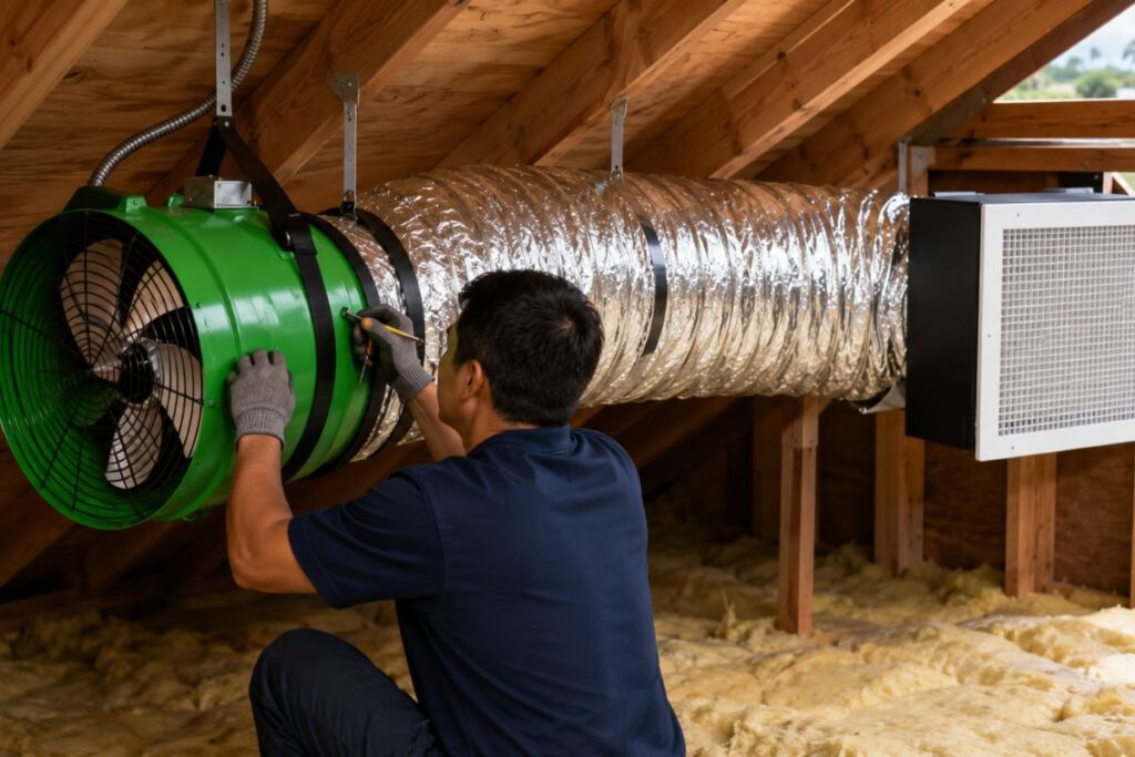 Whole House Fan Installation