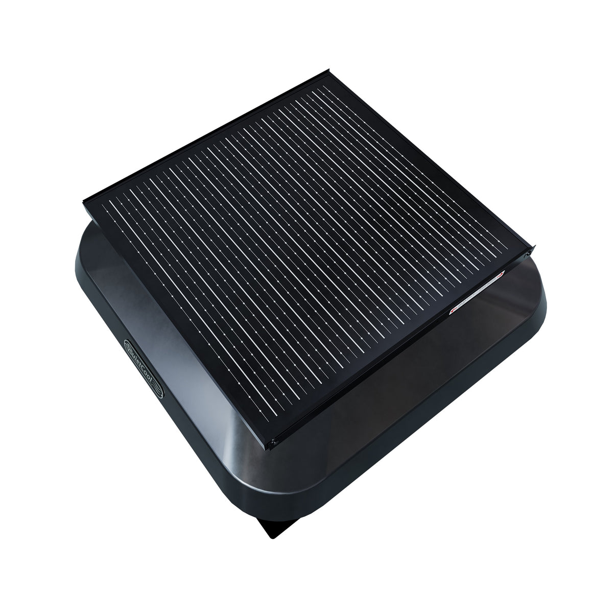QuietCool 50 Watt Smart Solar Attic Fan - 50 watt monocrystalline solar panel